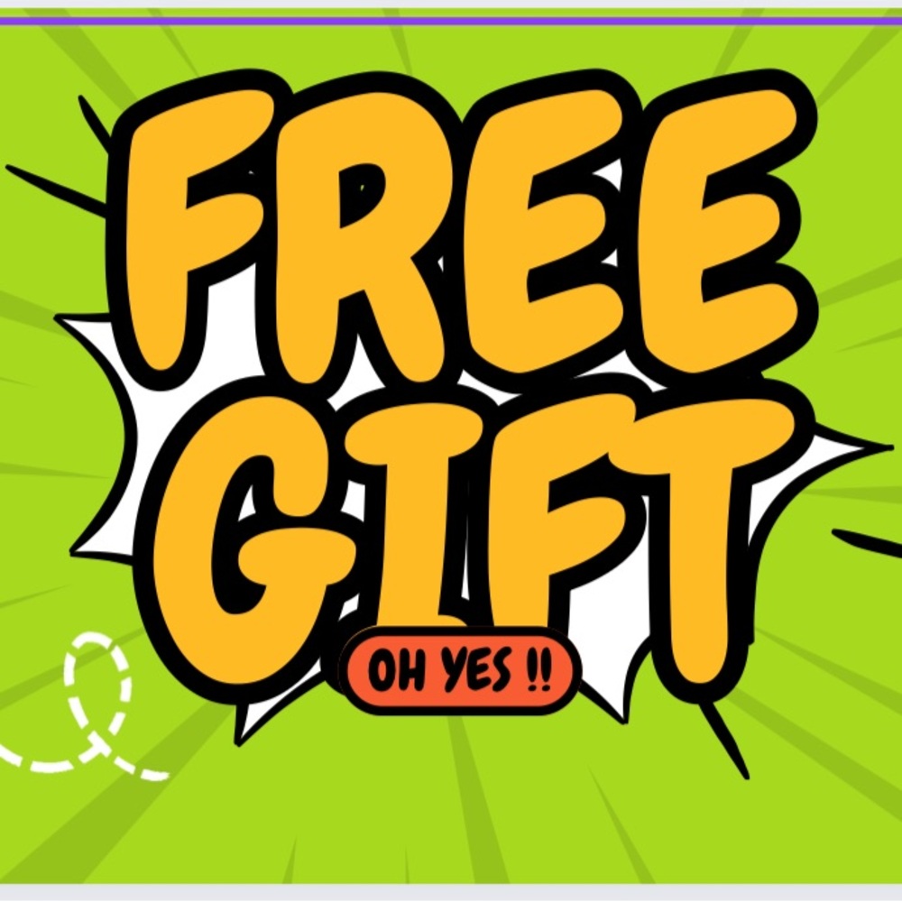 Free Gift Graphic Poster